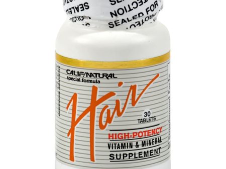 California Natural Hair - 30 Tablets Supply