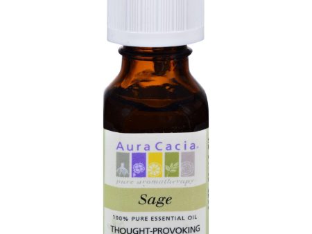 Aura Cacia Essential Oil Sage - 0.5 Fl Oz Fashion