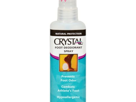 Crystal Body Deodorant Foot Spray - 4 Fl Oz Sale