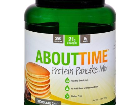 About Time Protein Pancake Mix - Chocolate Chip - 1.5 Lb Sale