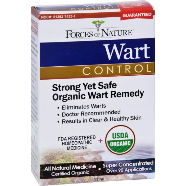 Forces Of Nature Organic Wart Control - 11 Ml Supply