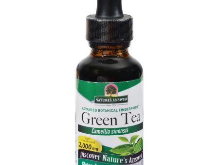 Nature s Answer Green Tea Alcohol Free - 1 Fl Oz For Discount