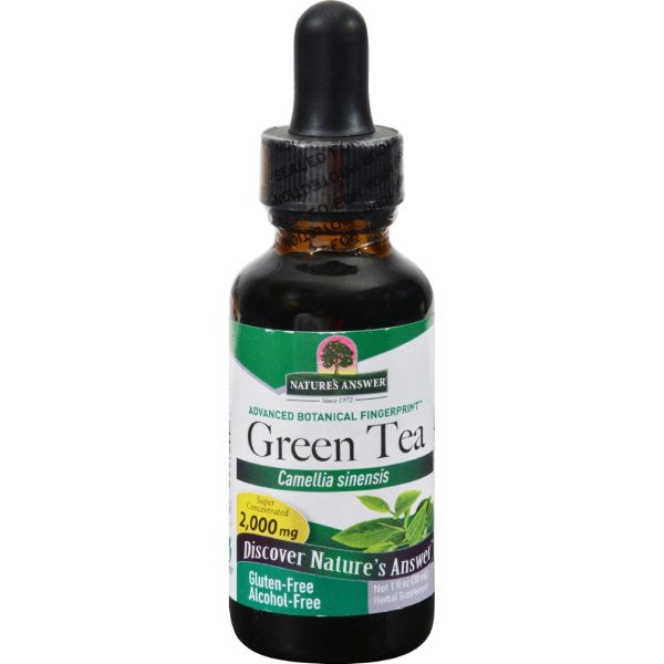 Nature s Answer Green Tea Alcohol Free - 1 Fl Oz For Discount