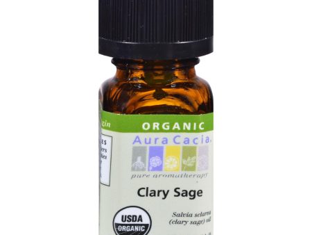 Aura Cacia Organic Essential Oil - Clary Sage - .25 Oz Cheap