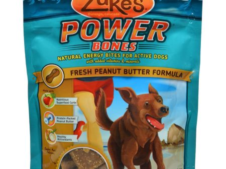 Zuke s Power Bones Dog Treats Peanut Butter - 6 Oz Fashion