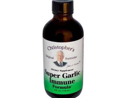 Dr. Christopher s Formulas Super Garlic Immune - 4 Oz For Discount