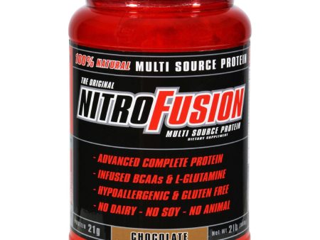 Nitro Fusion Multi-source Protein Formula Chocolate - 2 Lbs Online Sale