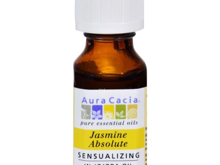 Aura Cacia Jasmine Absolute In Jojoba Oil - 0.5 Fl Oz Sale