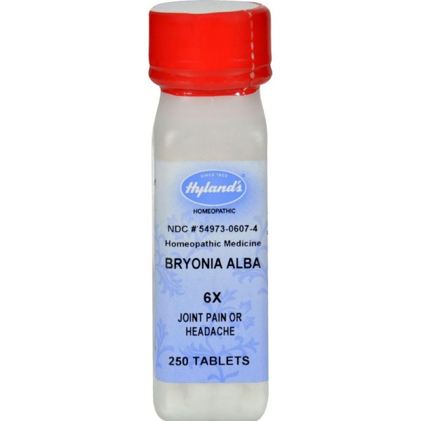 Hylands Homeopathic Bryonia Alba 6x - 250 Tablets on Sale