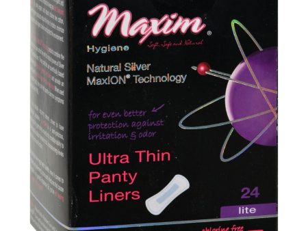 Maxim Hygiene Ultra Thin Pantyliners - Large - 24 Count Online Hot Sale