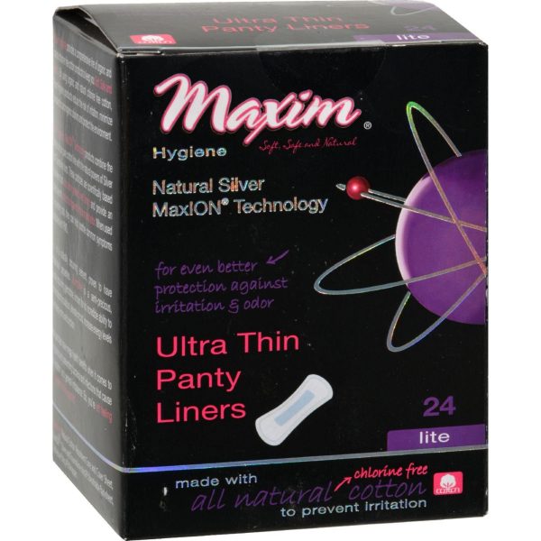 Maxim Hygiene Ultra Thin Pantyliners - Large - 24 Count Online Hot Sale