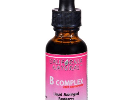 California Natural Natural B Complex Sublingual Raspberry - 1 Fl Oz Online now