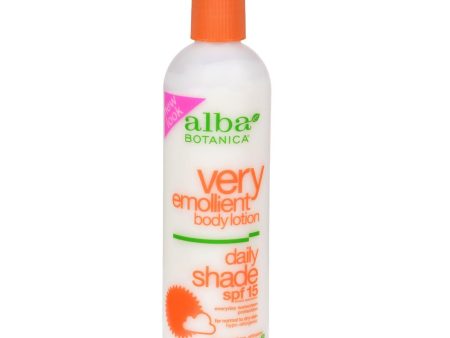 Alba Botanica Very Emollient Body Lotion Daily Shade Formula Spf 16 - 12 Fl Oz Cheap