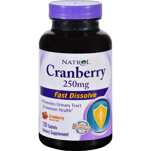 Natrol Cranberry Fast Dissolve - 250 Mg - 120 Tablets Discount