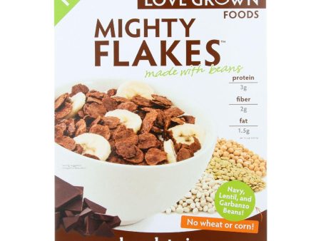 Love Grown Foods Cereal - Mighty Flakes - Chocolate Joy - 12 Oz - Case Of 6 For Discount