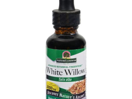 Nature s Answer White Willow Bark Alcohol Free - 1 Fl Oz Supply