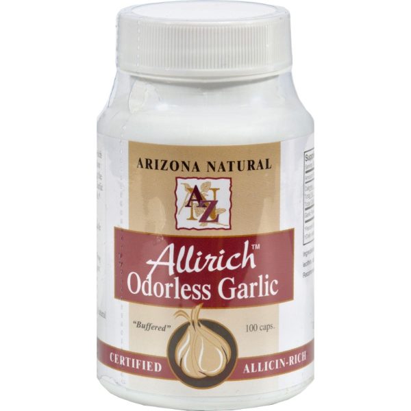 Arizona Natural Resource Allirich Odorless Garlic - 100 Softgels For Discount