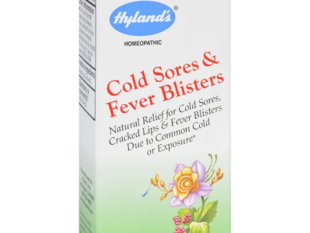 Hylands Homeopathic Cold Sores And Fever Blisters - 100 Tablets Supply