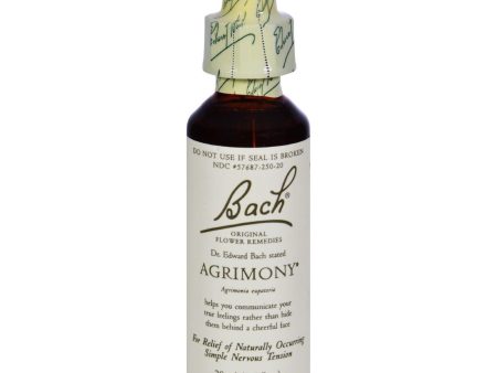 Bach Flower Remedies Essence Agrimony - 0.7 Fl Oz Online now