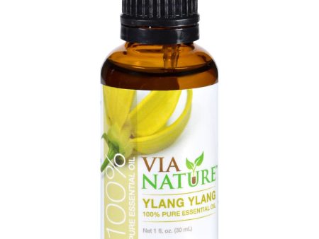 Via Nature Essential Oil - 100 Percent Pure - Ylang Ylang - 1 Fl Oz Online Hot Sale