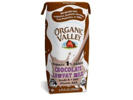 Organic Valley Single Serve Aseptic Milk - Chocolate 1% - Case Of 12 - 6.75oz Cartons Fashion