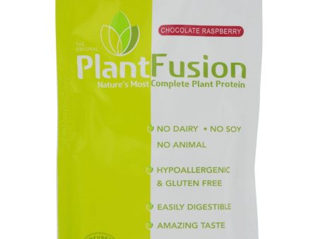 Plantfusion Chocolate Raspberry Packets - Case Of 12 - 30 Grams For Cheap