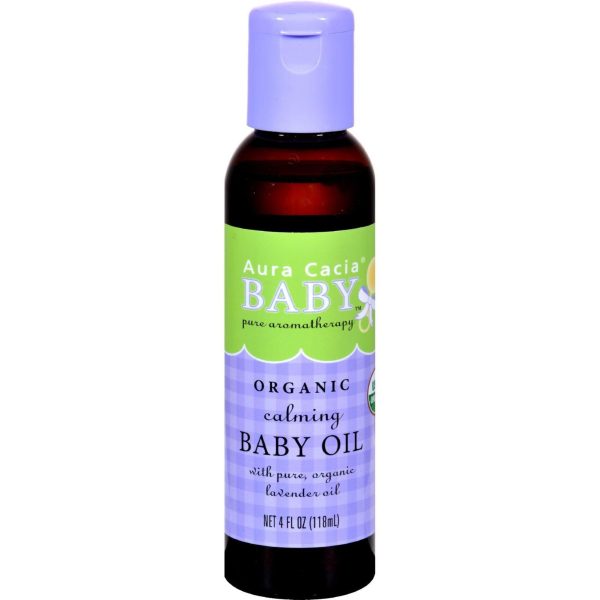 Aura Cacia Baby Organic Calming Oil - 4 Fl Oz Hot on Sale