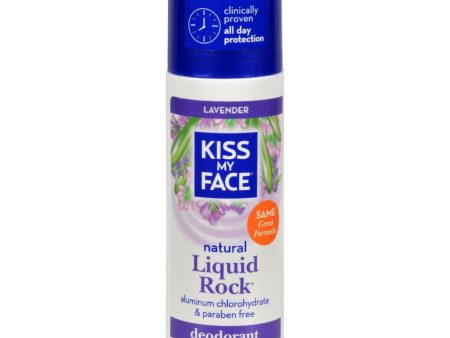 Kiss My Face Deodorant Liquid Rock Roll-on Lavender - 3 Fl Oz on Sale