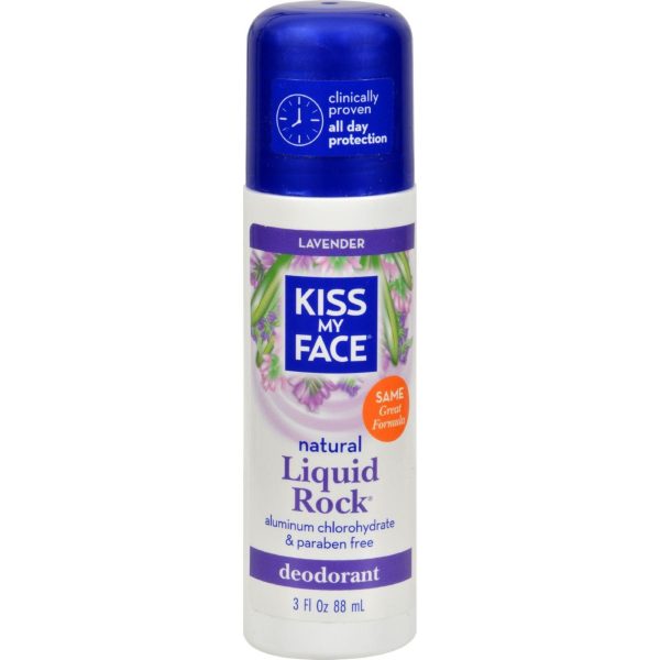 Kiss My Face Deodorant Liquid Rock Roll-on Lavender - 3 Fl Oz on Sale