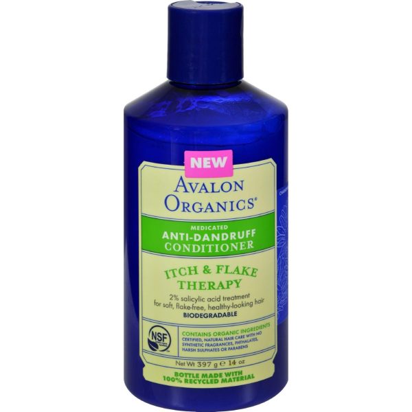 Avalon Active Organics Conditioner - Anti Dandruff - 14 Oz on Sale