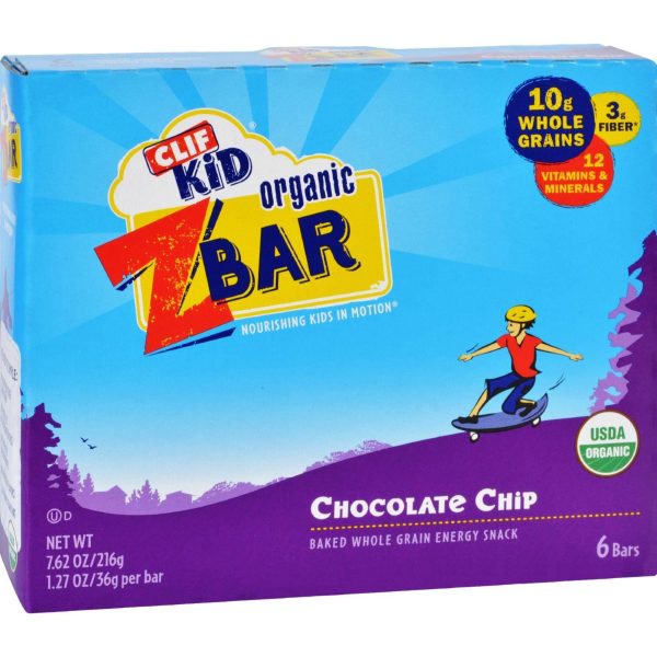 Clif Kid Zbar - Organic - Chocolate Chip - 7.62 Oz - Case Of 12 For Cheap