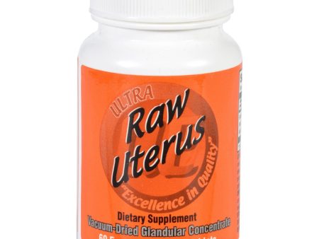 Ultra Glandulars Uterus - Raw - 60 Tablets Online Sale