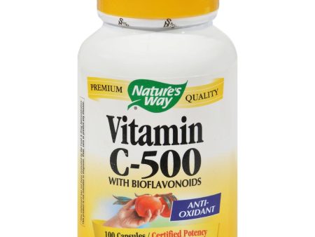 Nature s Way Vitamin C-500 With Bioflavonoids - 500 Mg - 100 Capsules Online Hot Sale