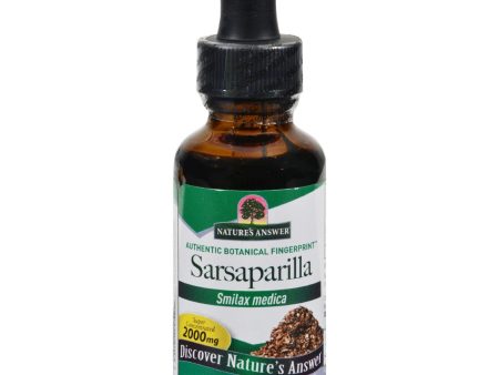 Nature s Answer Alcohol Free Sarsaparilla - 1 Oz Sale