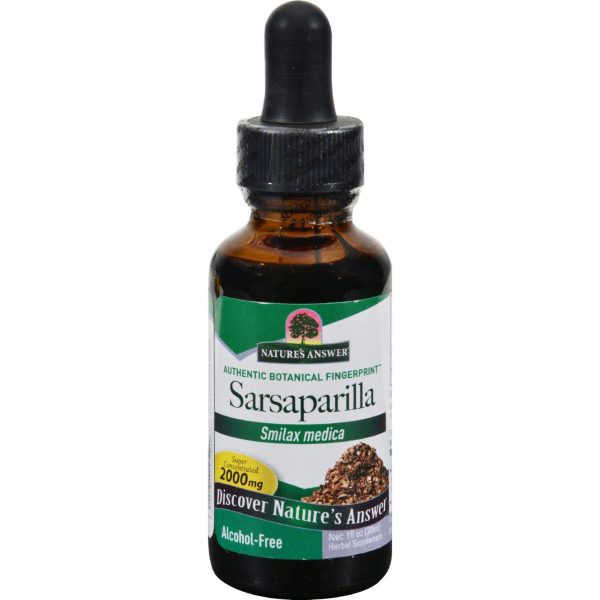 Nature s Answer Alcohol Free Sarsaparilla - 1 Oz Sale