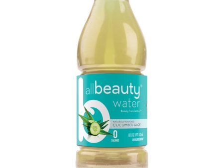 All Beauty Water Skincare Drink - Cucumber Aloe - 16 Oz - Case Of 12 Online now