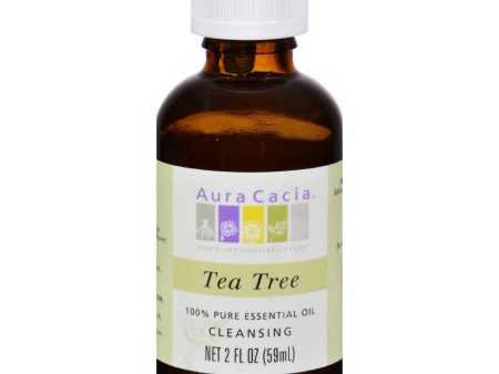 Aura Cacia 100% Pure Essential Oil Tea Tree Cleansing - 2 Oz Online Hot Sale