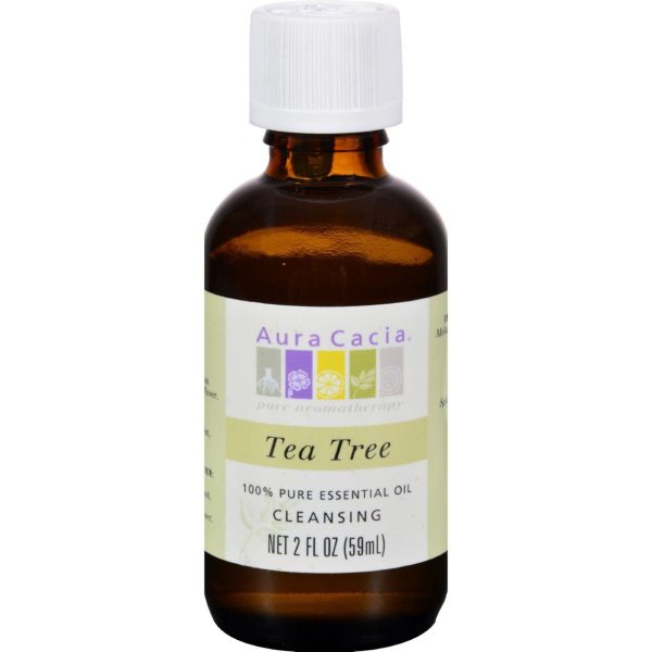 Aura Cacia 100% Pure Essential Oil Tea Tree Cleansing - 2 Oz Online Hot Sale