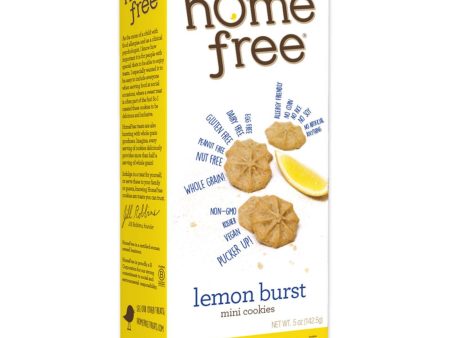 Homefree Gluten Free Lemon Burst Mini Cookies - 5 Oz - Case Of 6 Online