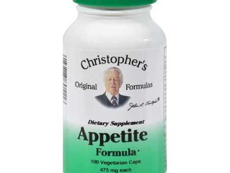 Dr. Christopher s Appetite Formula - 475 Mg - 100 Vegetarian Capsules Discount