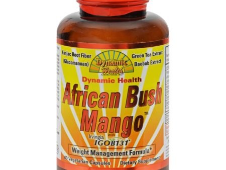 Dynamic Health African Bush Mango - 60 Vegetarian Capsules Online now