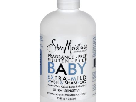 Sheamoisture Wash And Shampoo - Extra-mild - Baby - Ultra Sensitive - 13 Oz Online now