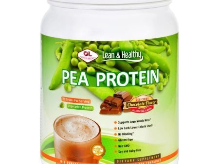 Olympian Labs Pea Protein - Lean And Healthy - Rich Chocoate - 500 Grams Hot on Sale