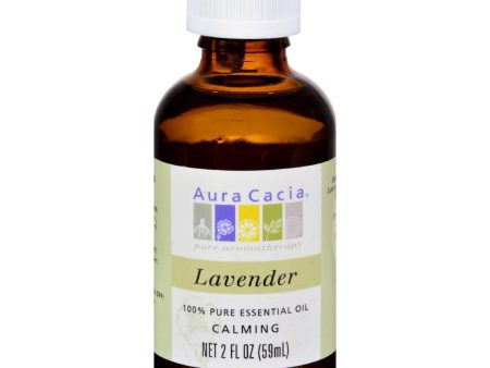 Aura Cacia Pure Essential Oil Lavender - 2 Fl Oz Online now