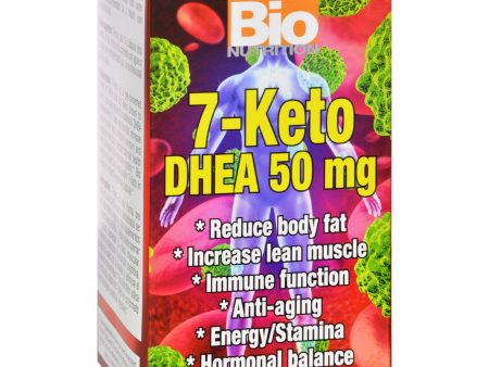 Bio Nutrition 7 Keto Dhea 50 Mg - 50 Vegetarian Capsules Online Hot Sale