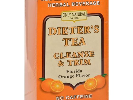 Only Natural Dieter s Tea Cleanse And Trim Orange - 24 Tea Bags Online Hot Sale