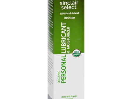 Sinclair Institute Personal Lubricant And Moisturizer - Organic - Select - 4 Oz Sale