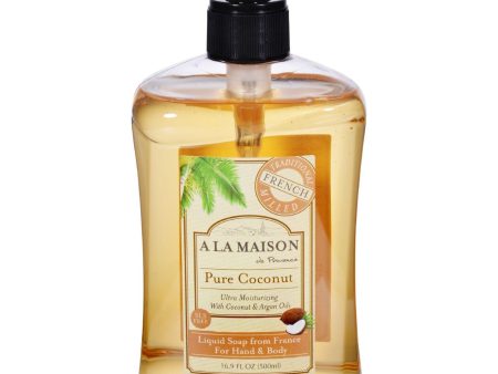 A La Maison French Liquid Soap - Coconut - 16.9 Oz For Discount