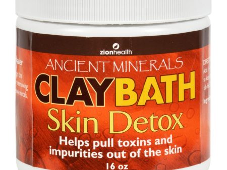 Zion Health Claybath Skin Detox - 16 Oz For Cheap