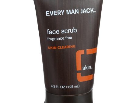 Every Man Jack Face Scrub - Skin Clearing - 4.2 Oz Online Sale